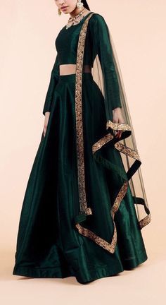 Emerald green Indian bridesmaid designer wedding engagement lehenga skirt indian outfit indian traditional lengha dress sangeet mehendi -   19 style Dress indian ideas