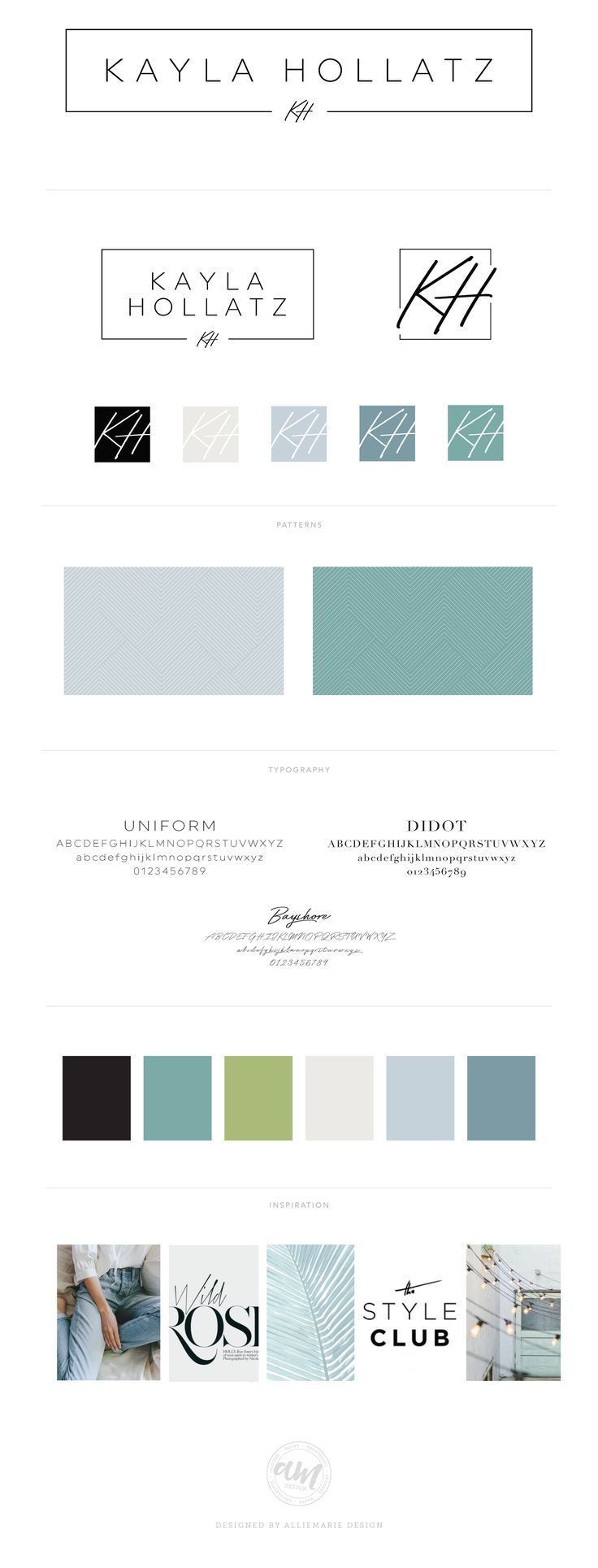 Brand Reveal: Kayla Hollatz — AllieMarie Design -   19 style Guides template ideas