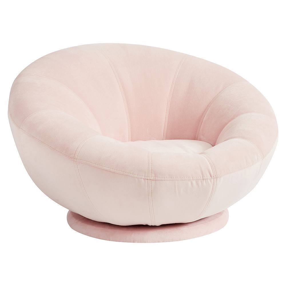 Performance Everyday Velvet Rose Groovy Swivel Chair -   20 diy Bedroom chair ideas