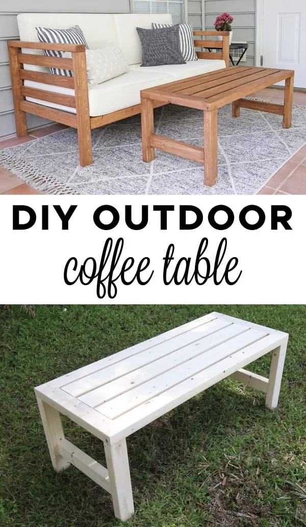 DIY Outdoor Coffee Table -   21 diy Outdoor table ideas