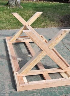 DIY Outdoor Table | Free Plans - Cherished Bliss -   21 diy Outdoor table ideas
