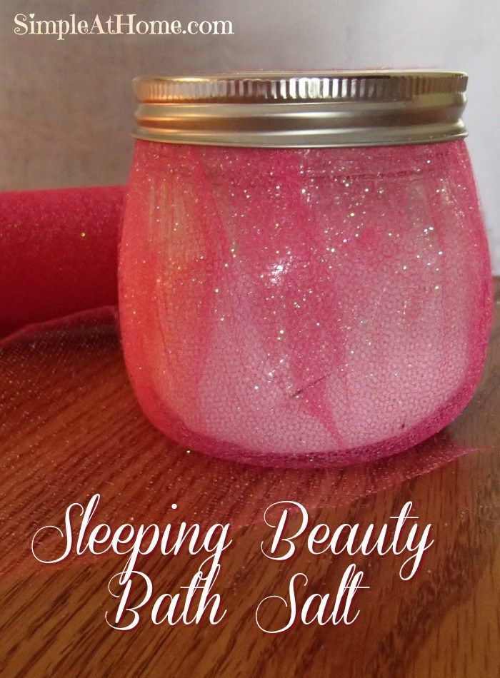 Sleeping Beauty Bath Salt DIY • Simple At Home -   25 beauty DIY kids ideas