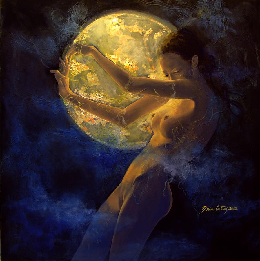 Full Moon by Dorina Costras -   14 beauty Art moon ideas