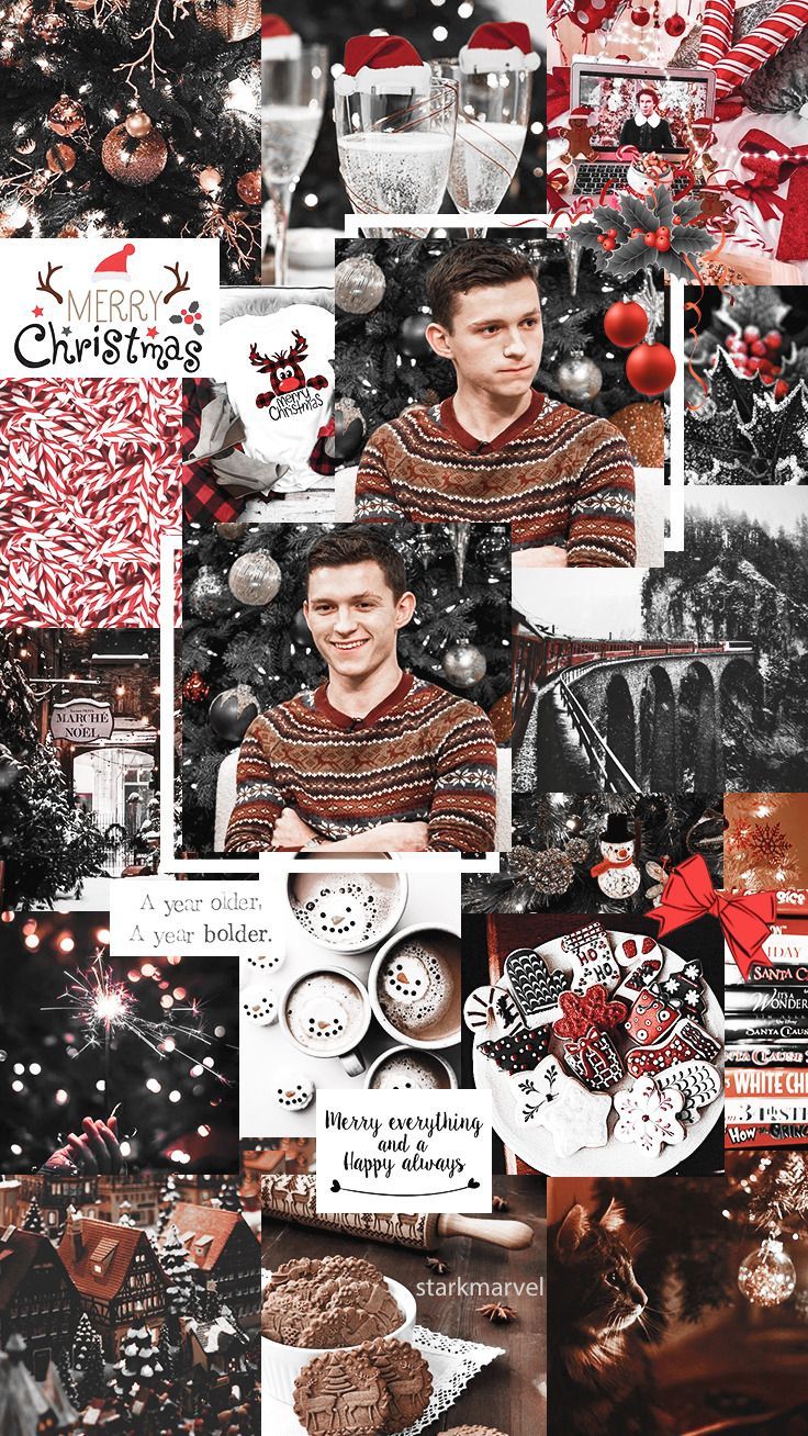 Tony Stark — Christmas vibes -   16 christmas wallpaper collage ideas