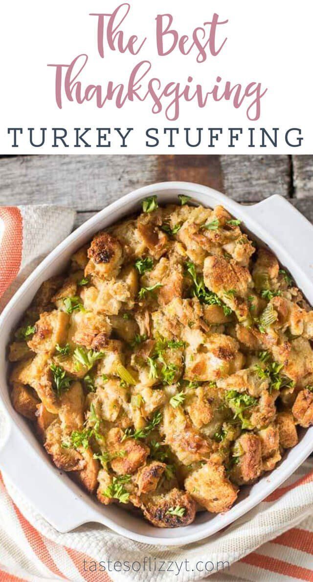 Grandma's Thanksgiving Turkey Stuffing {Long-Time Family Recipe} -   16 thanksgiving recipes turkey stuffing ideas