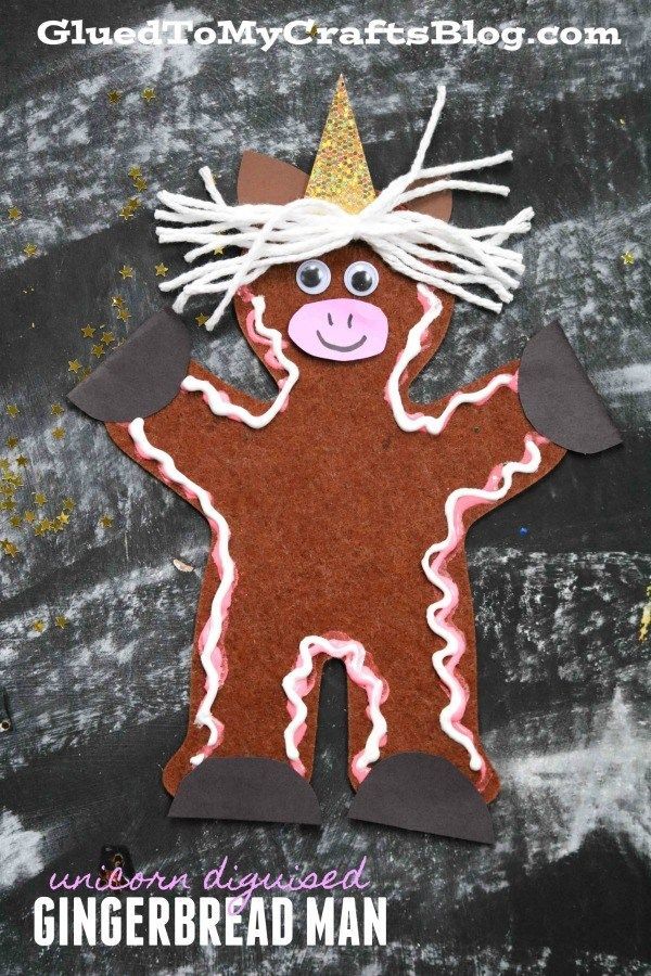 Disguise The Gingerbread Man Project -   16 turkey disguise project kid unicorn ideas