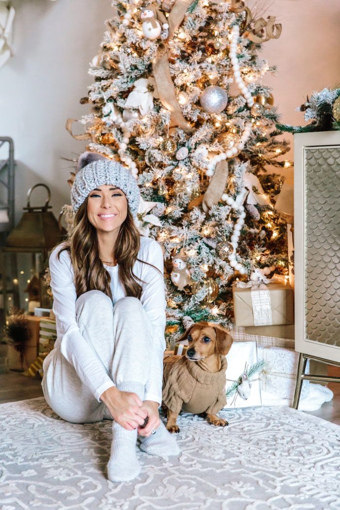 How I Decorated My Christmas Tree For Less | Alyson Haley -   17 christmas photoshoot woman ideas