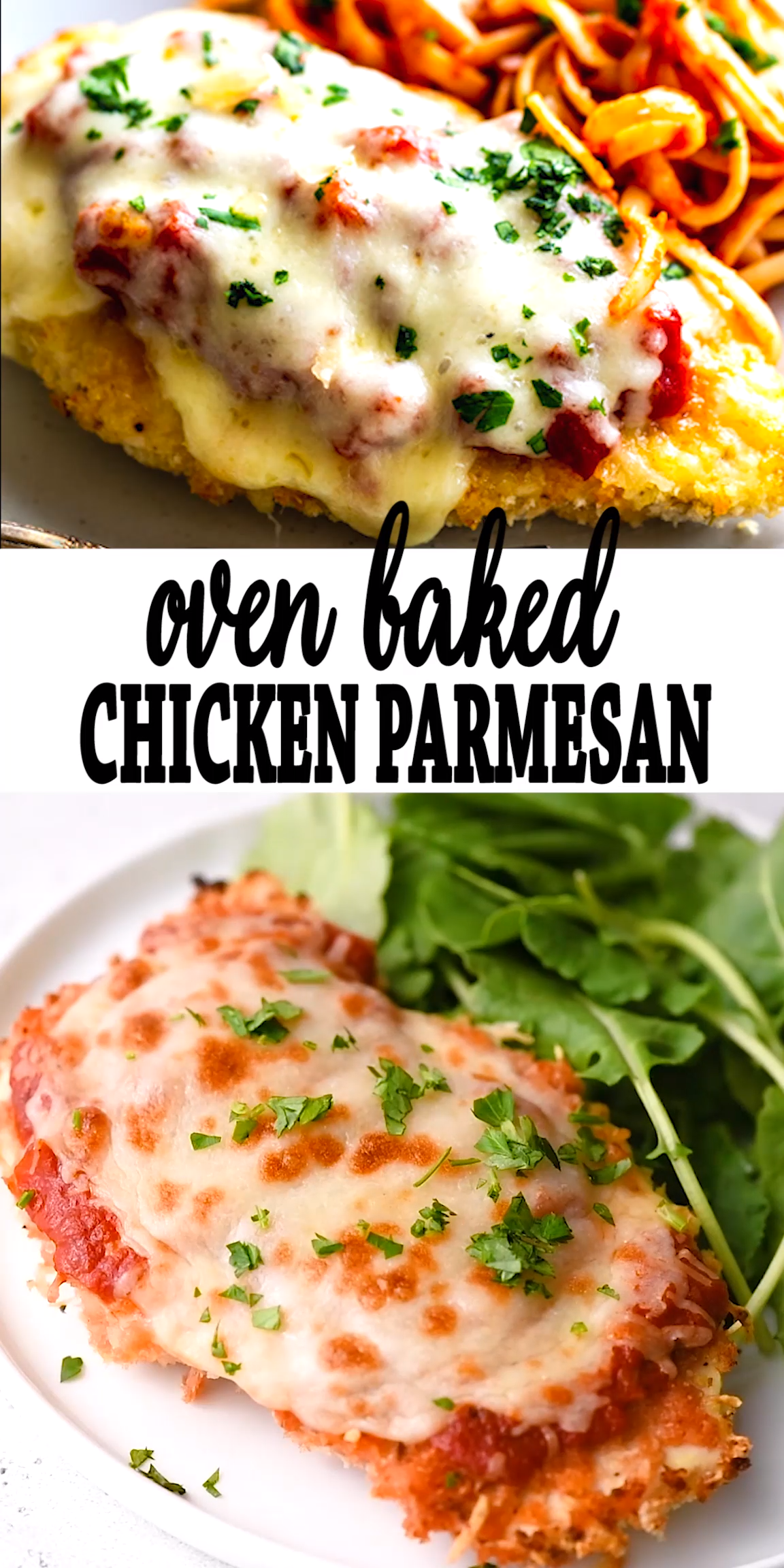 OVEN BAKED CHICKEN PARMESAN -   17 dinner recipes healthy for two ideas