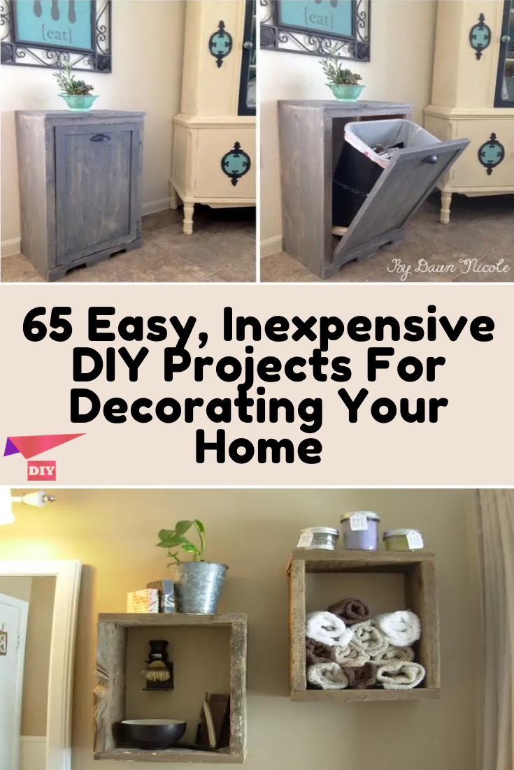 65 Easy, Inexpensive DIY Projects For Decorating Your Home -   17 diy projects for the home ideas