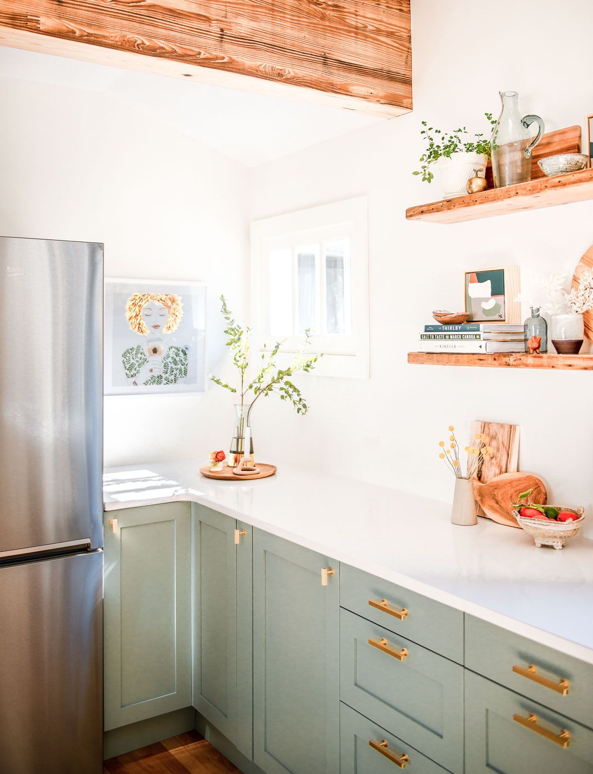 5 Reasons We Chose Compact Appliances For a Midsize Kitchen Reno -   17 sage green kitchen cabinets ideas