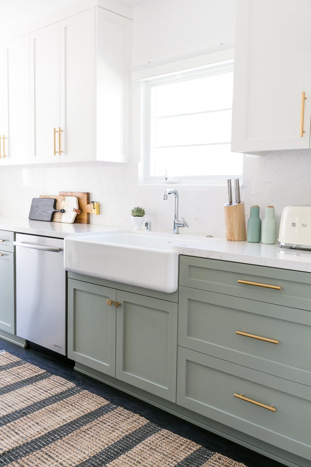 Exclusive Photos: Our CEOs Home Tour + Your Chance To Win a Total Living Room Makeover! — Create + Cultivate -   17 sage green kitchen cabinets paint ideas