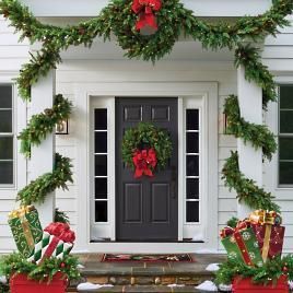 18 christmas decor outdoor fence ideas