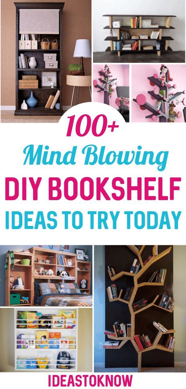 18 diy Bookshelf cheap ideas