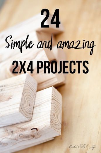 24 Simple and Amazing 2x4 Wood Projects -   18 diy projects for men ideas
