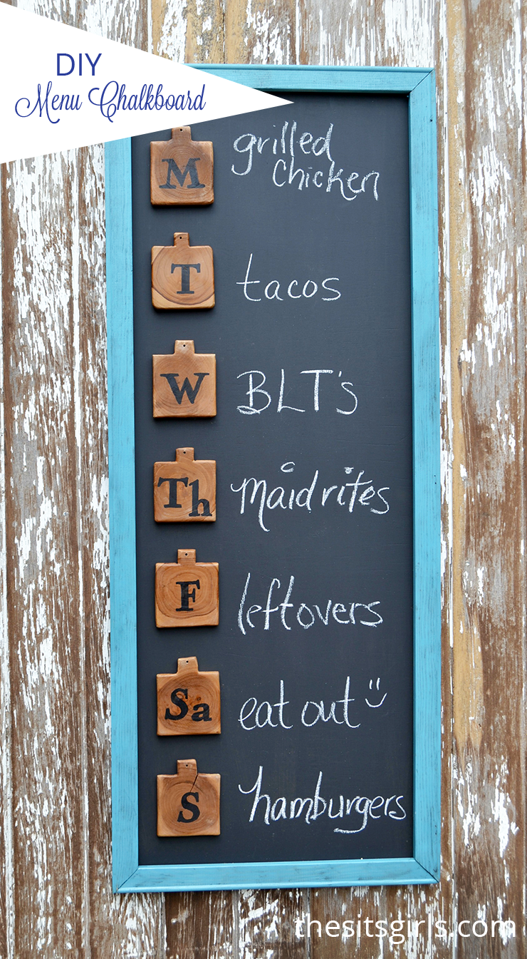 DIY Menu Board -   18 diy Projects organizing ideas