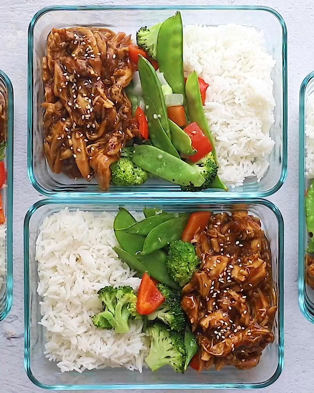 Crock Pot Teriyaki Chicken - Meal Prep Recipes -   18 meal prep recipes healthy work lunches ideas