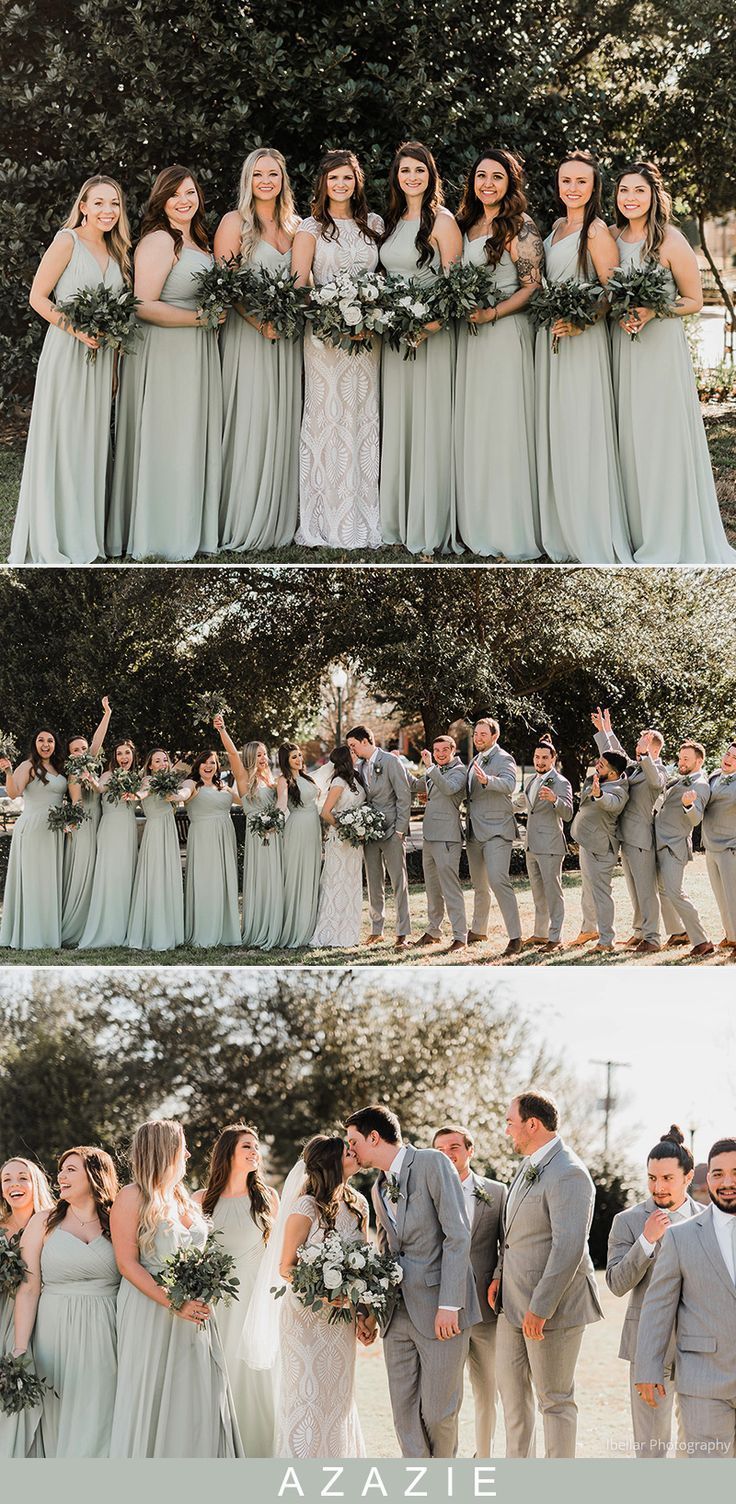 Dusty Sage Bridesmaid Dresses & Dusty Sage Gowns | Azazie -   18 sage green bridesmaid dresses fall ideas