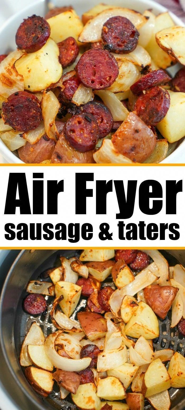 World's Best Air Fryer Sausage & Potatoes Cooked Together! -   19 air fryer recipes easy ideas