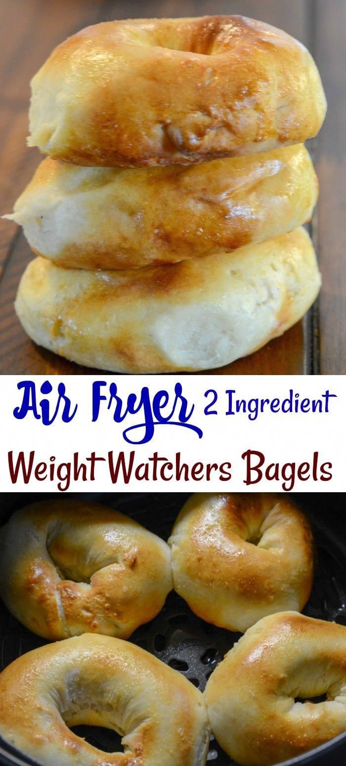 Air Fryer 2 Ingredient Weight Watcher Friendly Bagels -   19 air fryer recipes healthy low calorie ideas
