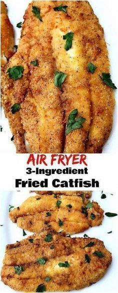 Air Fryer 3 Ingredient Fried Catfish -   19 air fryer recipes healthy low calorie ideas