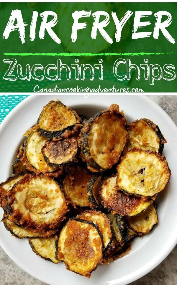 Air Fryer Zucchini Chips -   19 air fryer recipes healthy low calorie ideas