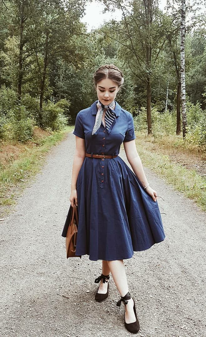 1950s Navy Swing -   19 beauty Fashion women ideas