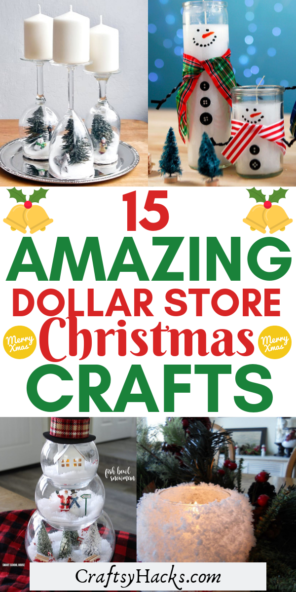 15 Amazing Dollar Store Christmas Crafts -   19 christmas decorations diy crafts ideas