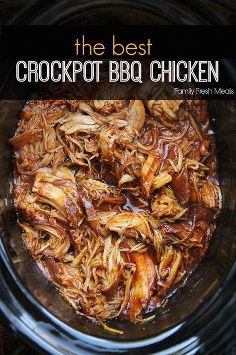 The Best Crockpot BBQ Chicken -   19 dinner recipes easy crockpot ideas