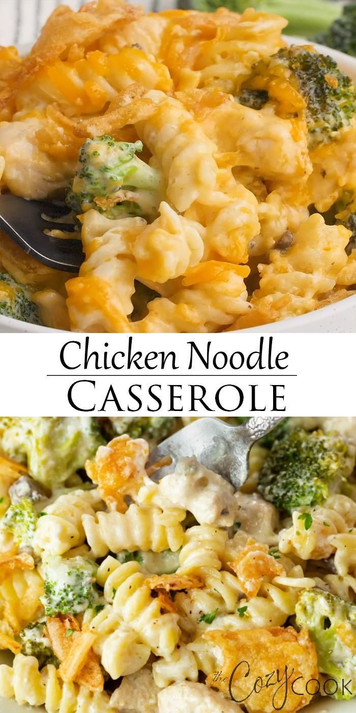 Chicken Noodle Casserole (AMAZING RECIPE!) -   19 dinner recipes for family ideas