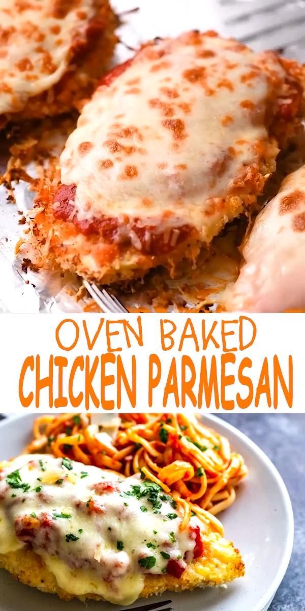 OVEN BAKED CHICKEN PARMESAN -   19 dinner recipes for family ideas