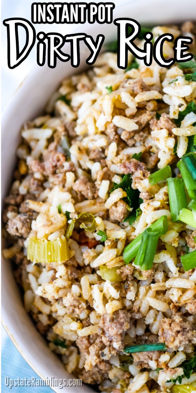 Instant Pot Dirty Rice - Easy Ground Beef & Rice recipe -   19 dinner recipes with ground beef quick ideas