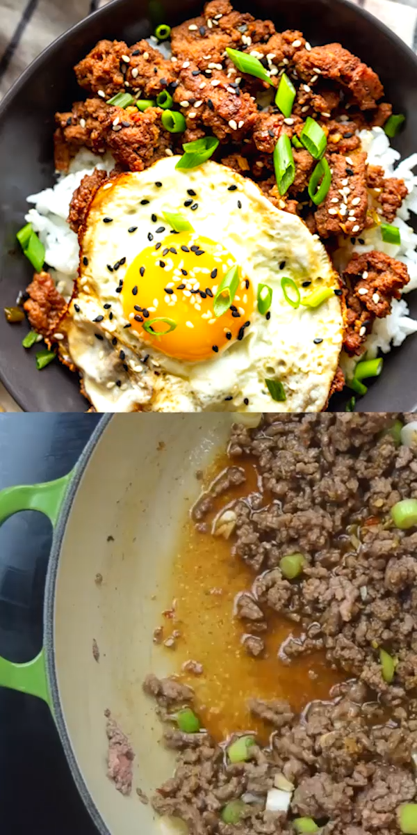 KOREAN GROUND BEEF BOWLS -   19 dinner recipes with ground beef quick ideas