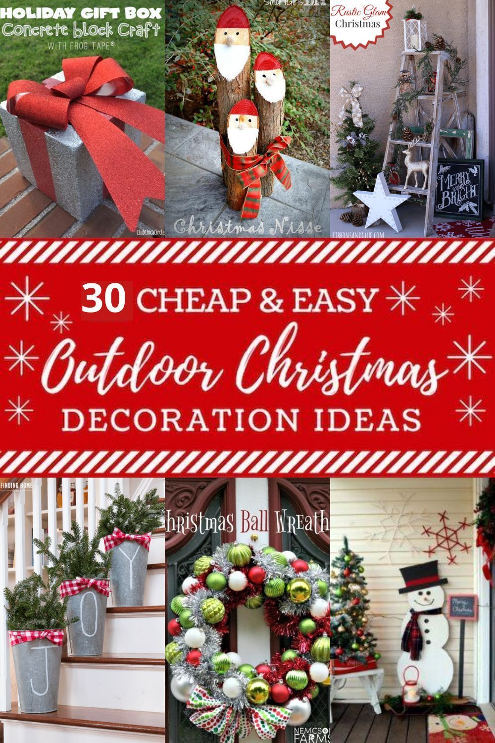 19 diy christmas decorations easy budget ideas