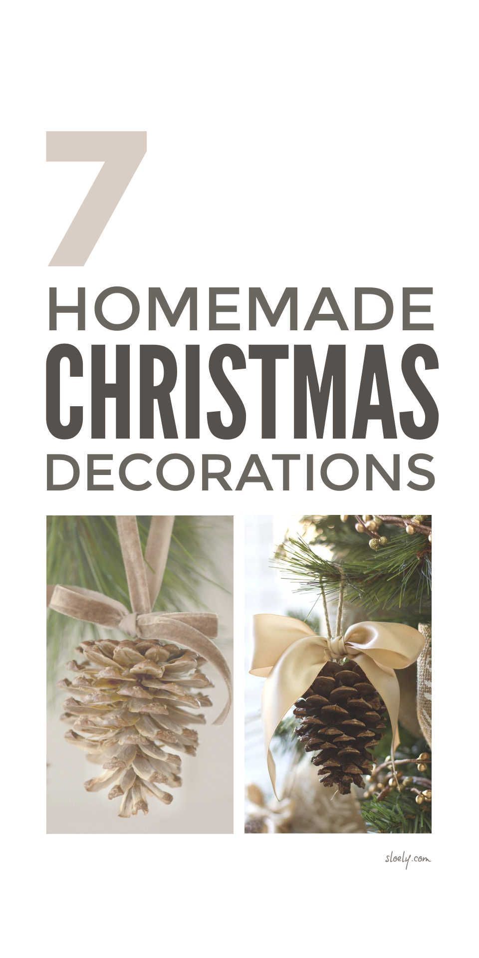 Homemade Christmas Ornaments -   19 diy christmas decorations easy budget ideas