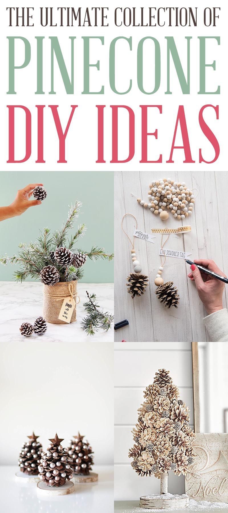 The Ultimate Collection of Farmhouse PINECONE DIY Ideas - The Cottage Market -   19 diy christmas decorations for kids ideas