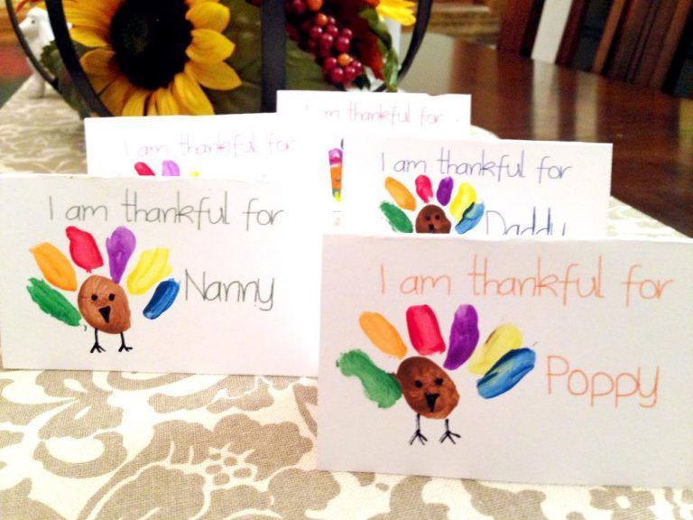 19 diy thanksgiving cards for kids ideas