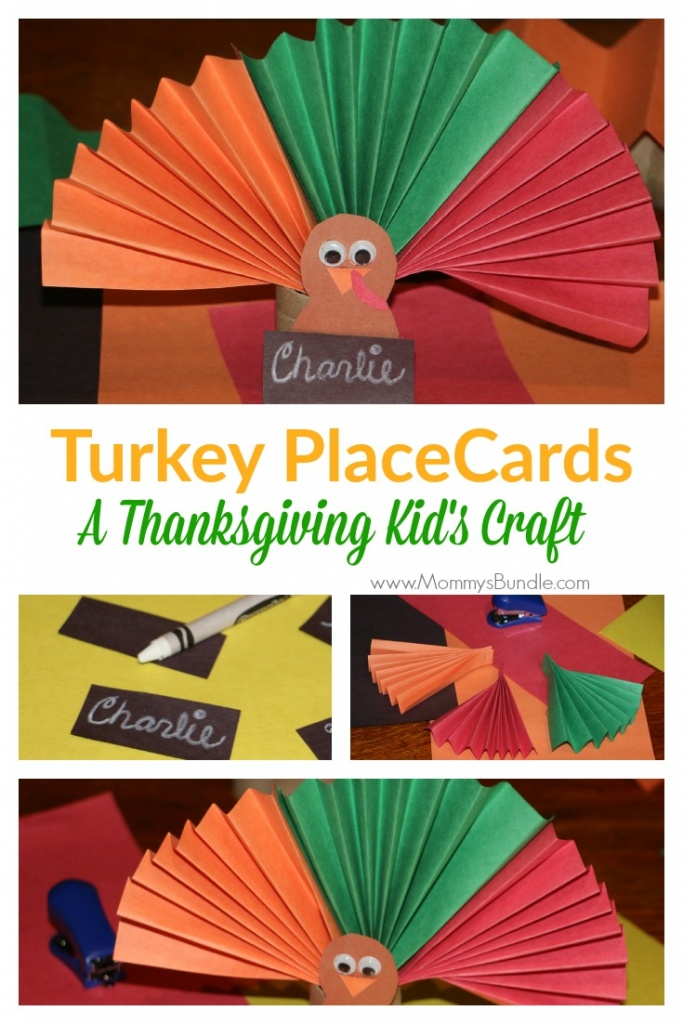 Thanksgiving Craft: Turkey Place Cards for the Kids - Mommy's Bundle -   19 diy thanksgiving cards for kids ideas