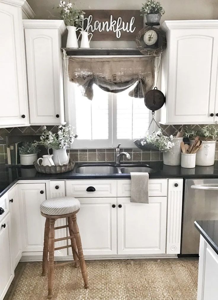 My Kitchen Makeover- Adding Farmhouse To Your Kitchen | Bless This Nest -   19 farmhouse decorations for kitchen table ideas