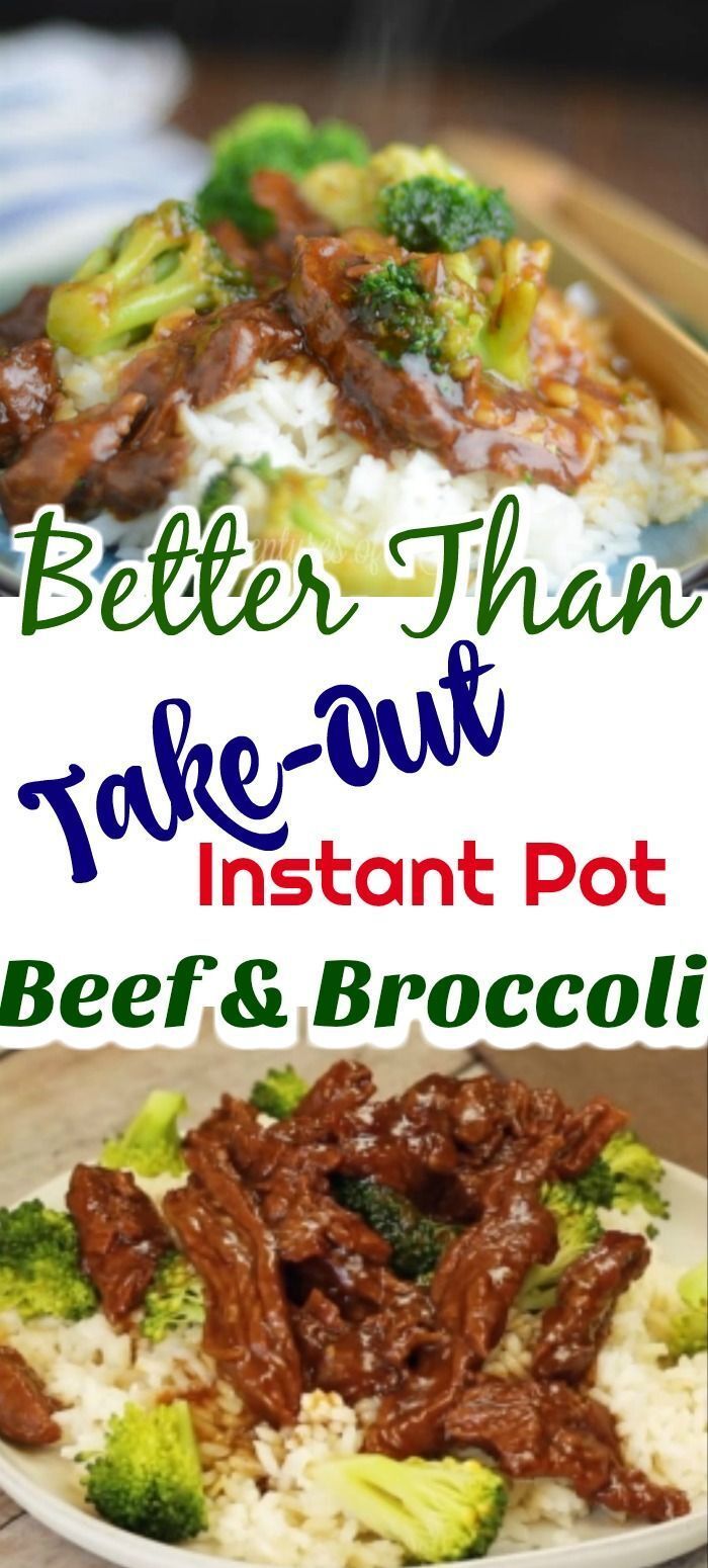 Better than take out Beef and Broccoli -   19 healthy instant pot recipes beef and broccoli ideas