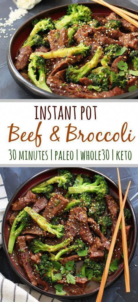 Instant Pot Beef and Broccoli: Whole30, Paleo and 30 Minutes! - Whole Kitchen Sink -   19 healthy instant pot recipes beef and broccoli ideas