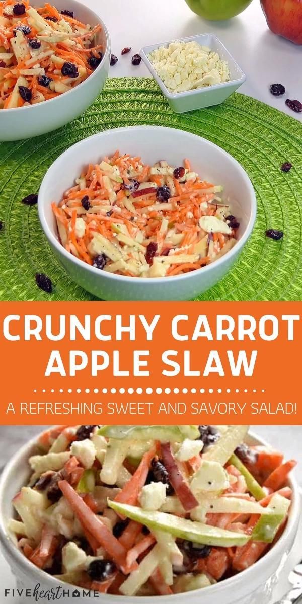 CARROT APPLE SLAW -   19 thanksgiving side dishes healthy ideas