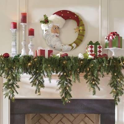 6' Cascading Christmas Garland | Grandin Road -   20 christmas decorations ideas