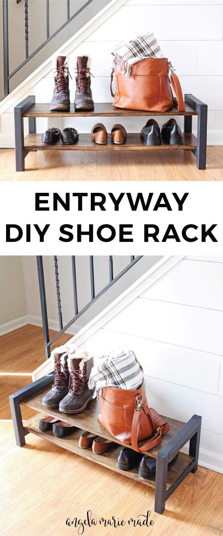 Entryway DIY Shoe Rack -   20 diy Muebles zapatos ideas