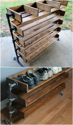 20 Outrageously Simple DIY Shoe Racks And Organizers You'll Want To Make Today -   20 diy Muebles zapatos ideas