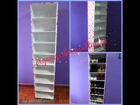 mueble organizador multiusos (zapatera) -   20 diy Muebles zapatos ideas