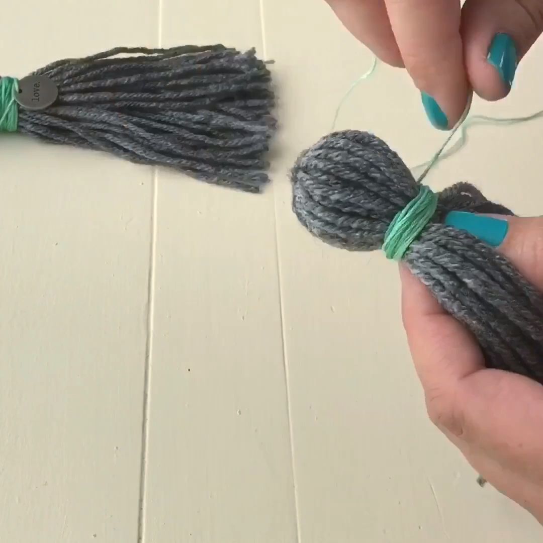 How to Make Yarn Tassels for Home Decor - Abbotts At Home -   22 home decor diy crafts how to make ideas