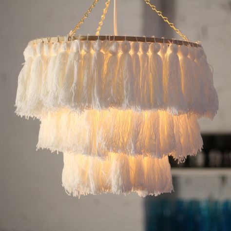 DIY Tassel Chandelier | CBC Life -   22 home decor diy crafts how to make ideas