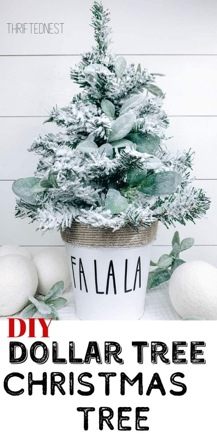 DIY Dollar Tree Christmas Tree - Thrifted Nest -   23 diy christmas decorations dollar store ideas