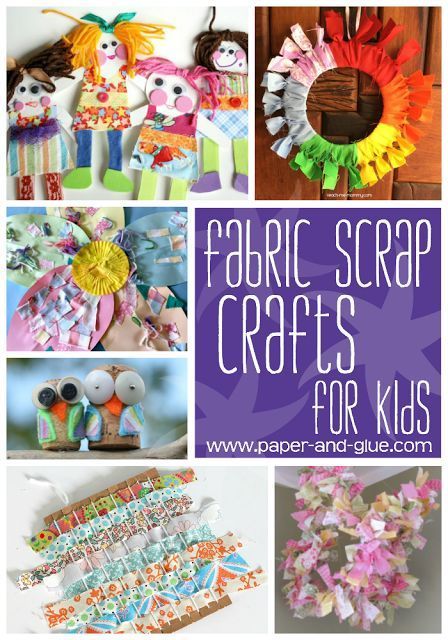 23 fabric crafts for kids to make ideas