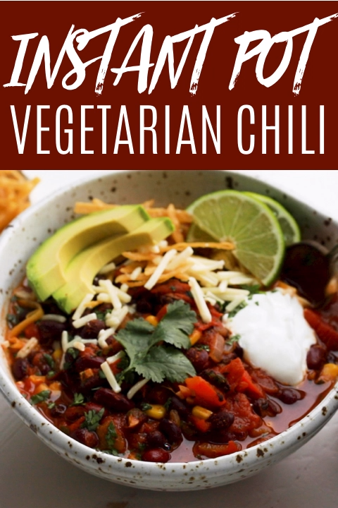Instant Pot Vegetarian Chili -   25 healthy instant pot recipes vegetarian videos ideas